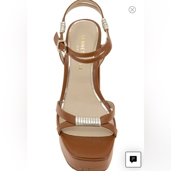 Kenneth Cole Dolly Ankle Strap Platform Size 8.5 - Picture 1 of 11